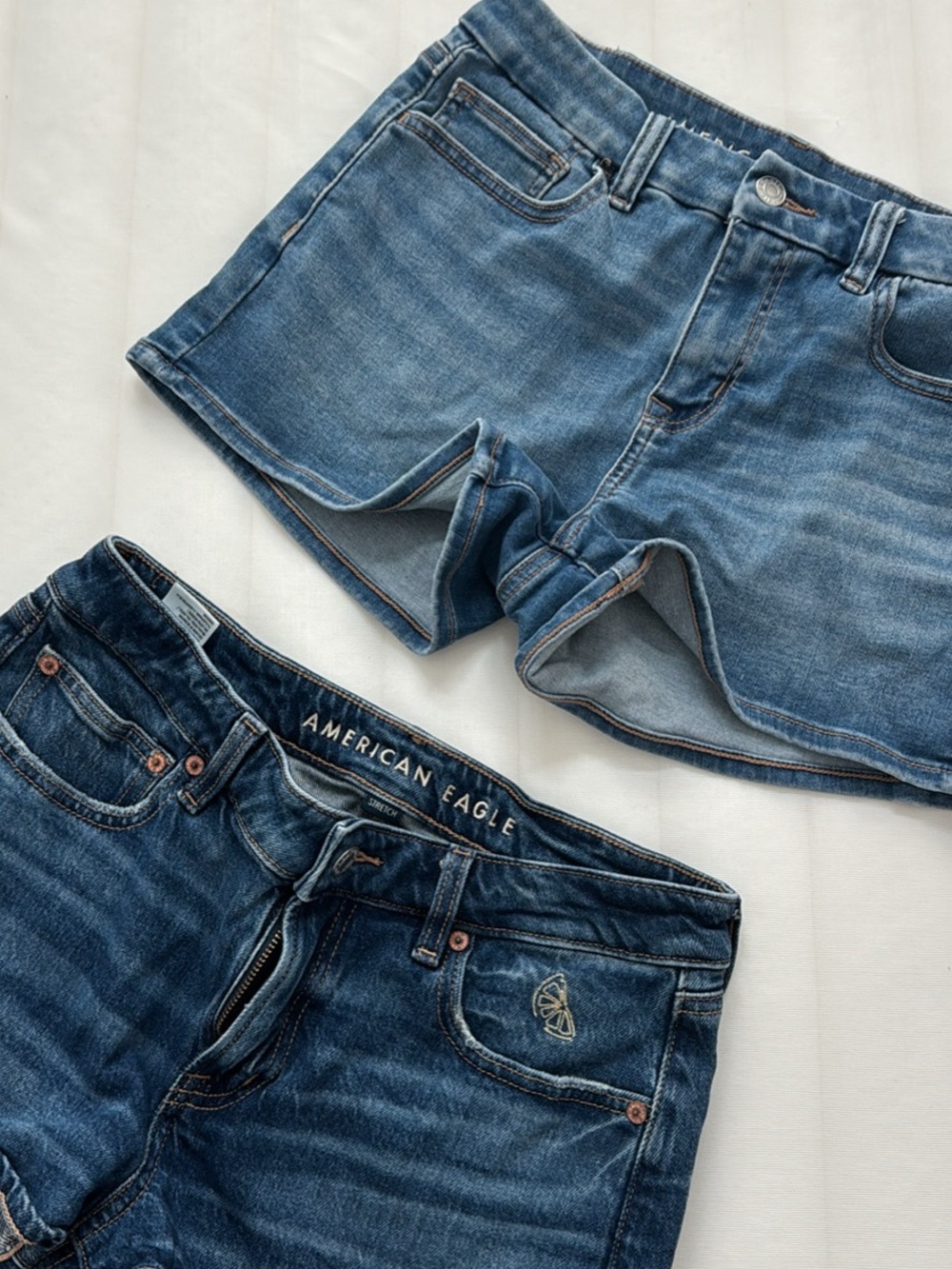 American Eagle Denim Shorts - Blue